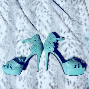 Brand new!  Crystal Studded Gianni Bini Stillettos